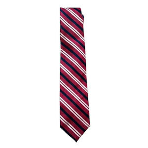 Beau Brummel Soho Pink Striped Silk Tie